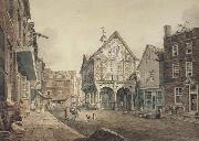 John varley jnr Market Place ,Leominster (mk47) oil painting reproduction